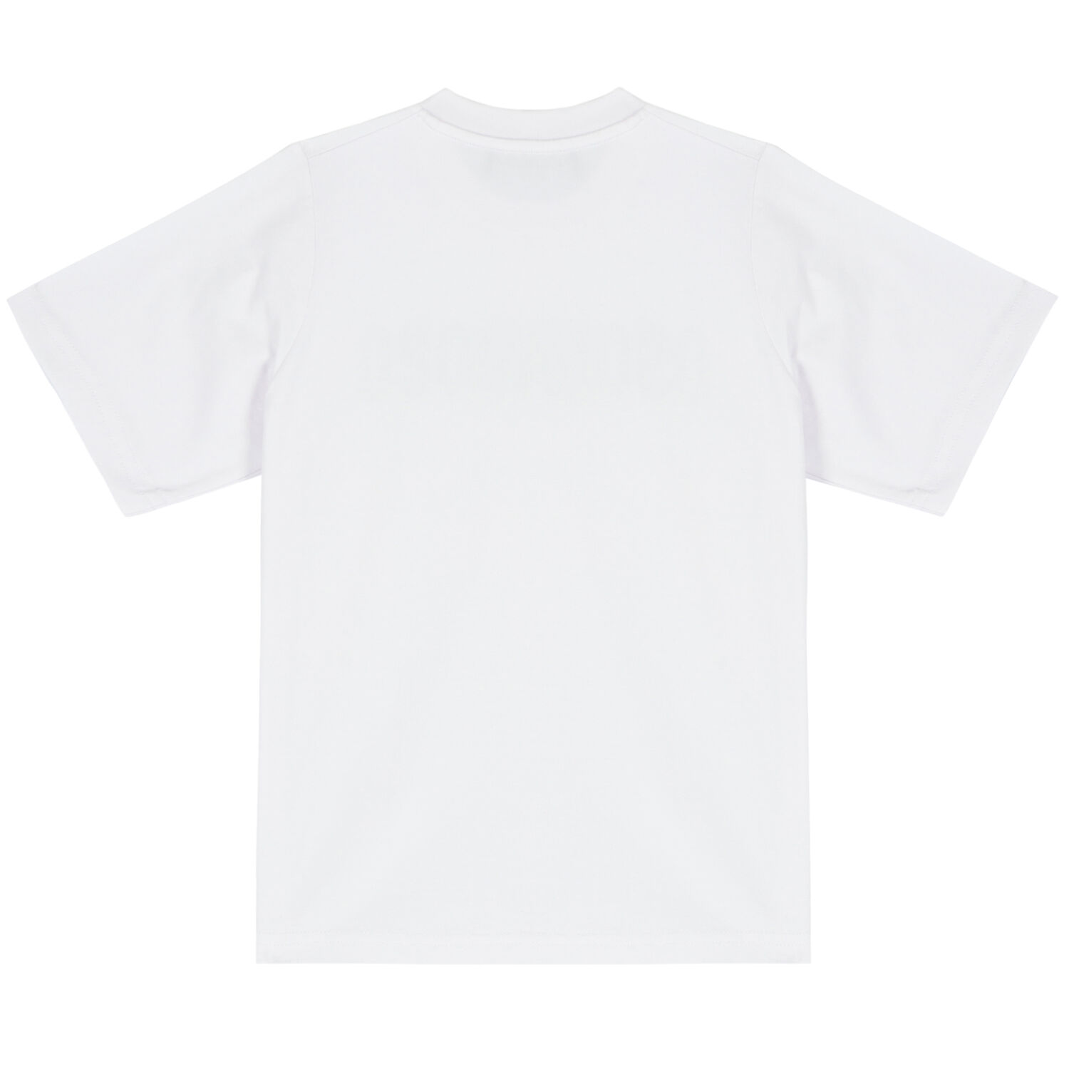White Logo Cotton T-Shirt, 1, hi-res