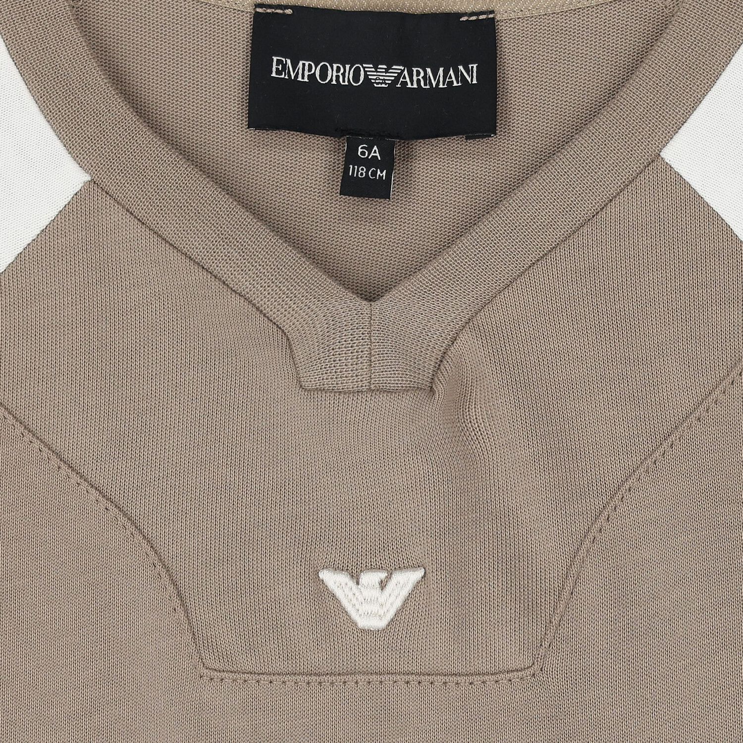 تي شيرت بشعار باللون البيج للأولاد, 2, hi-res