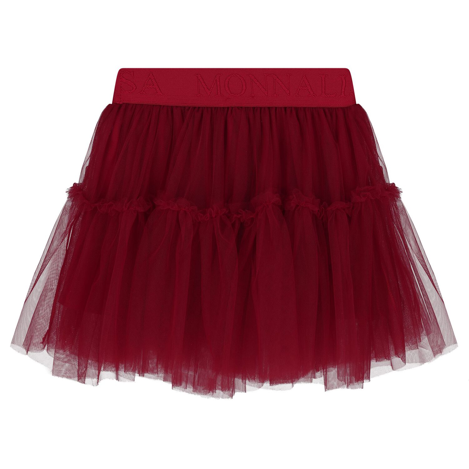 Girls White & Red Teddy Bear Skirt Set, 1, hi-res
