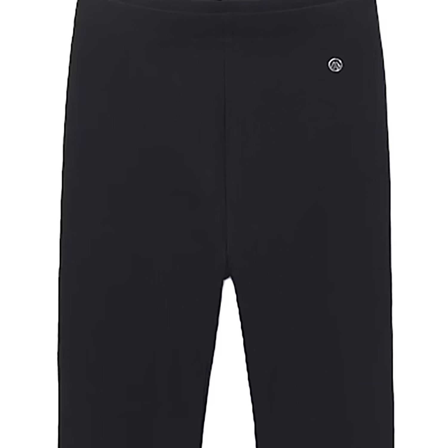 Girls Black Logo Leggings, 1, hi-res