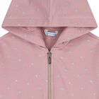 Younger Girls Ivory & Pink Cat 3 Piece Tracksuit, 2, hi-res