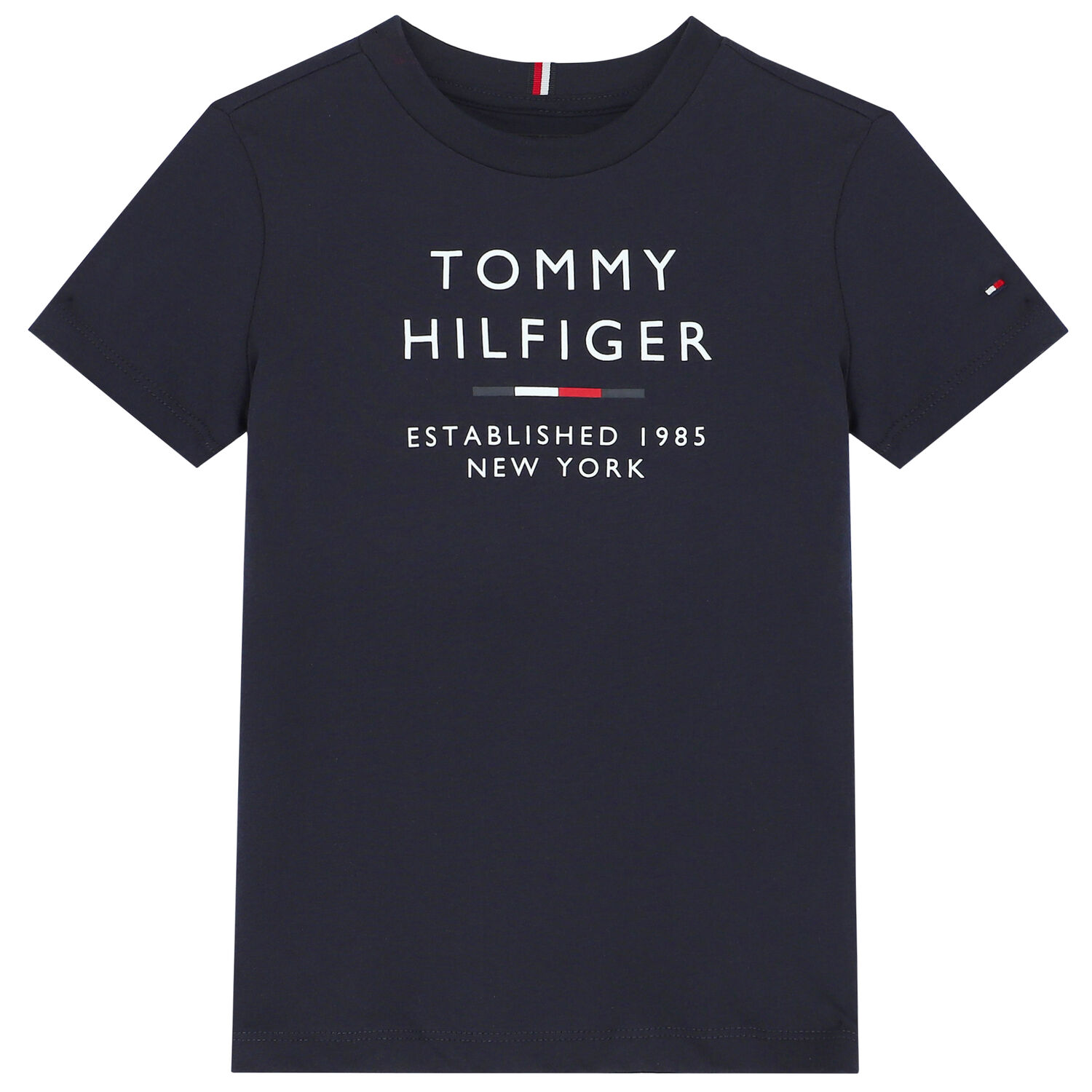 تيشيرت بالشعار باللون الكحلي للأولاد, 4, hi-res