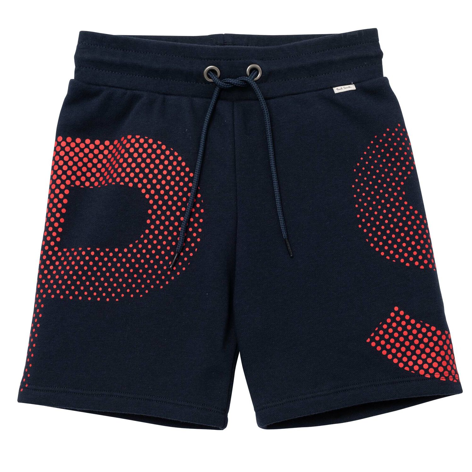 Boys Navy & Red Logo Shorts, 1, hi-res image number null