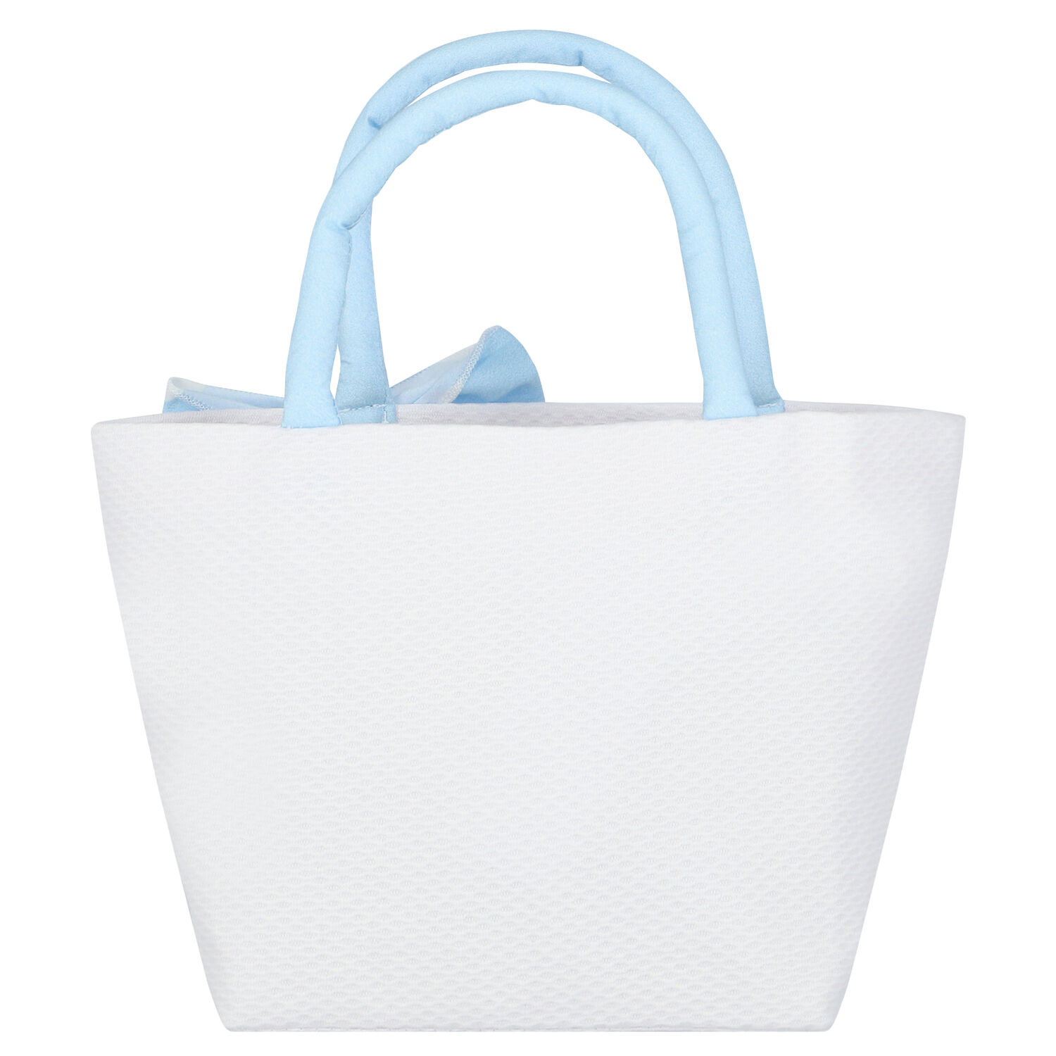 Girls White & Blue Roses Handbag, 1, hi-res