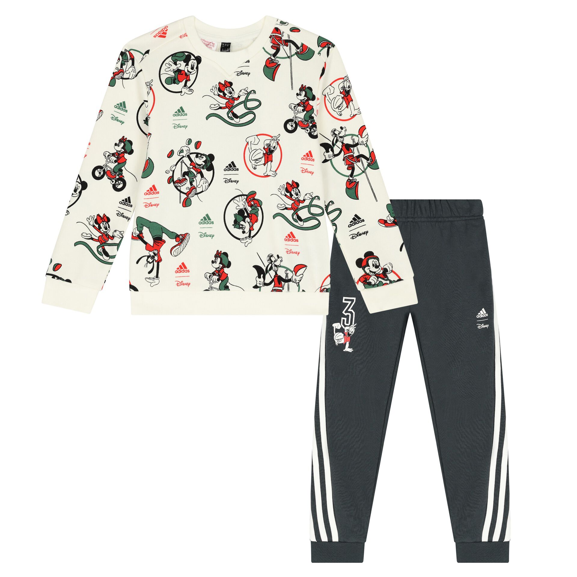 Grey adidas tracksuit junior cheap