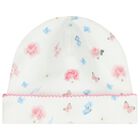 طقم هدايا ملابس أطفال بناتي مزين بالزهور باللون ألابيض والوردي , 1, hi-res