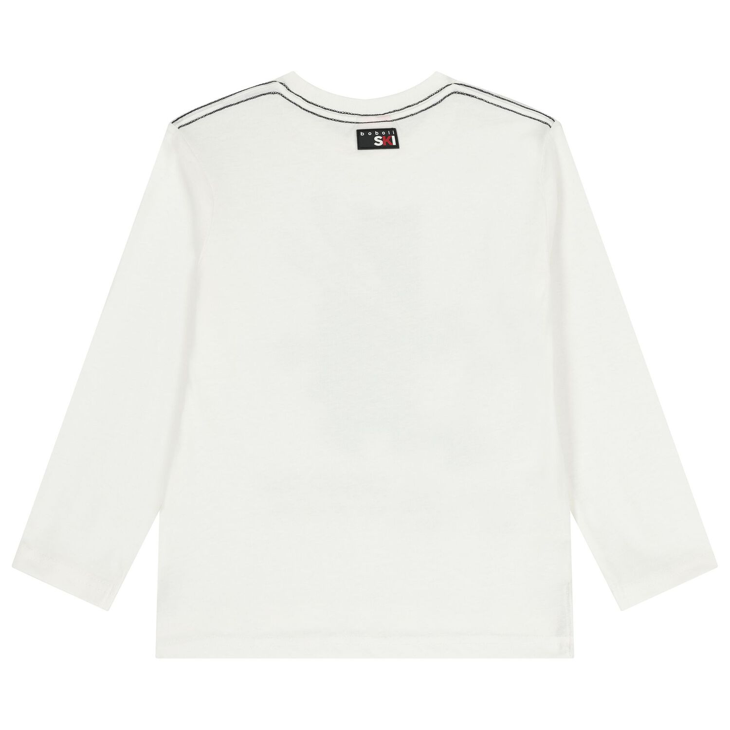 Boys Ivory Bear Long Sleeve Top, 1, hi-res