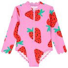 ملابس سباحة للبنات باللون الوردي  , 1, hi-res