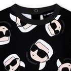 Younger Boys Black Ikonik Karl Sweatshirt, 1, hi-res