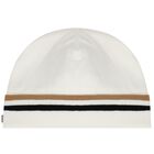 طقم هدايا أفرول بالشعار باللون العاجي, 1, hi-res