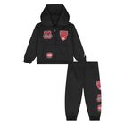 Younger Boys Black Jordan Logo Tracksuit, 1, hi-res
