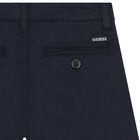 Boys Navy Blue Chino Shorts, 2, hi-res