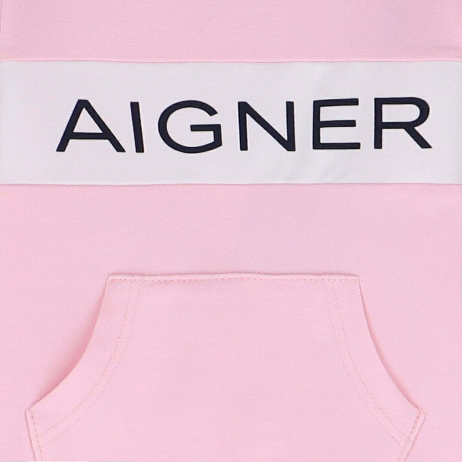 أفرول بالشعار باللون الزهرى والابيض للبنات, 2, hi-res