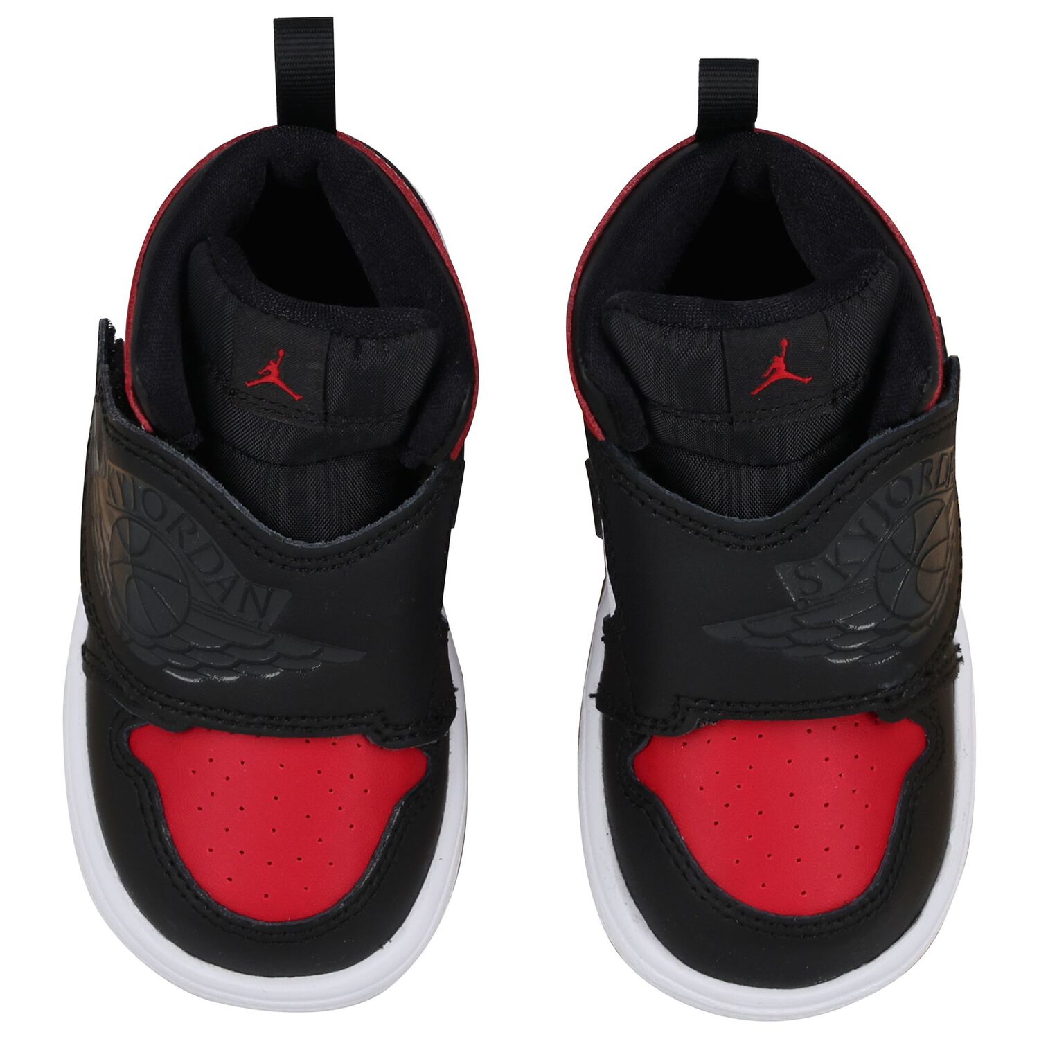 حذاء رياضي Sky Jordan 1 باللونين الأسود والأحمر والأبيض, 2, hi-res