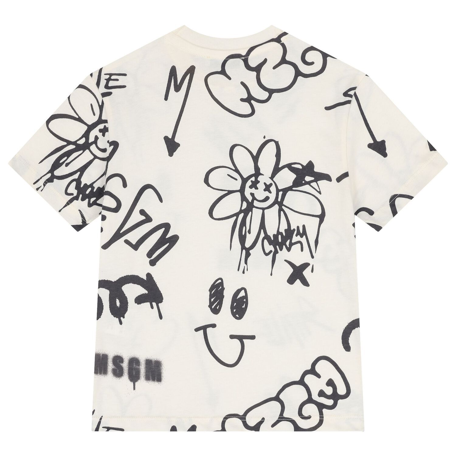 Boys Ivory Logo T-Shirt, 2, hi-res image number null