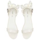 Girls White Sandals, 2, hi-res