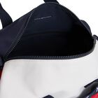 Navy Blue, White & Red Duffel Bag, 1, hi-res