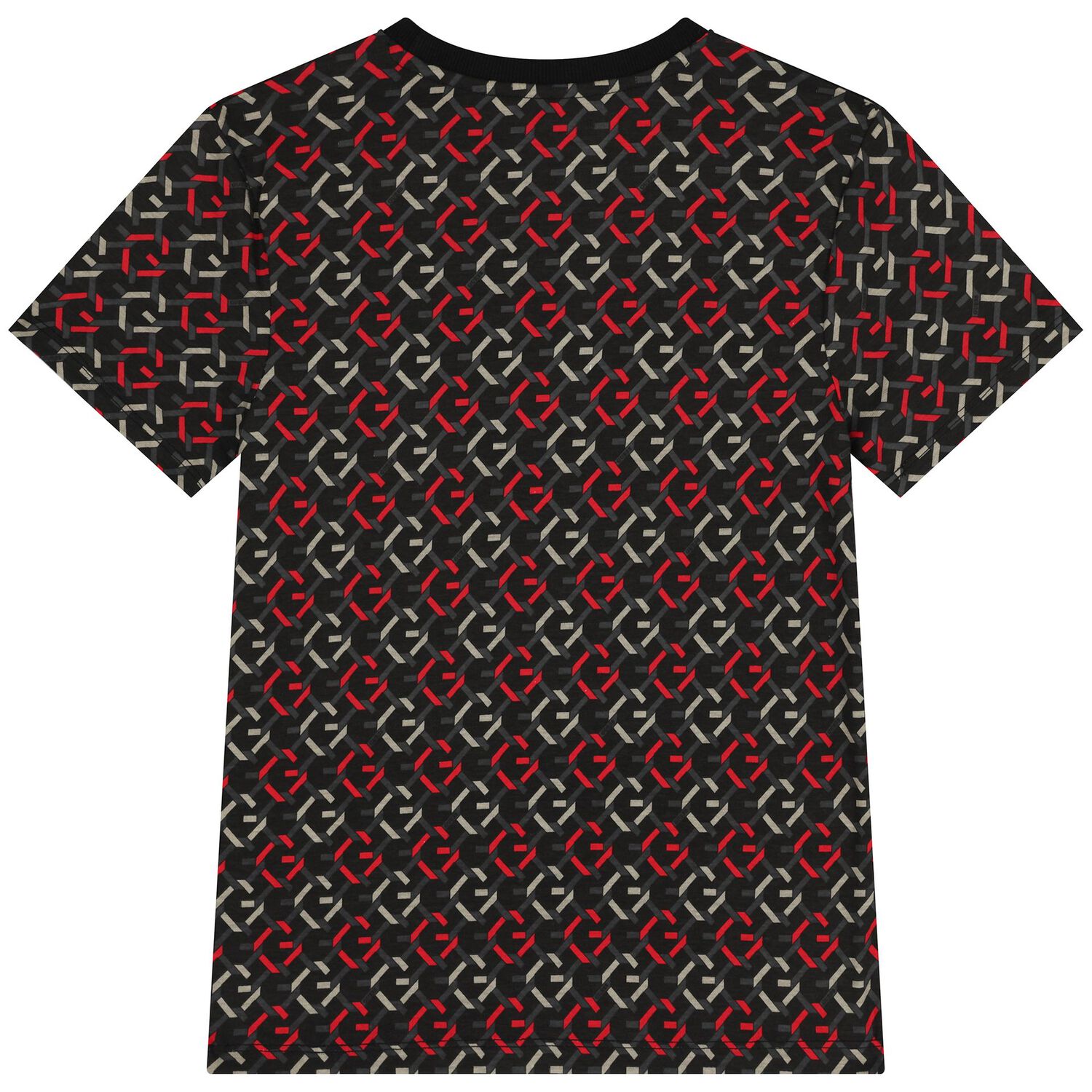 Boys Grey & Red Logo T-Shirt, 2, hi-res