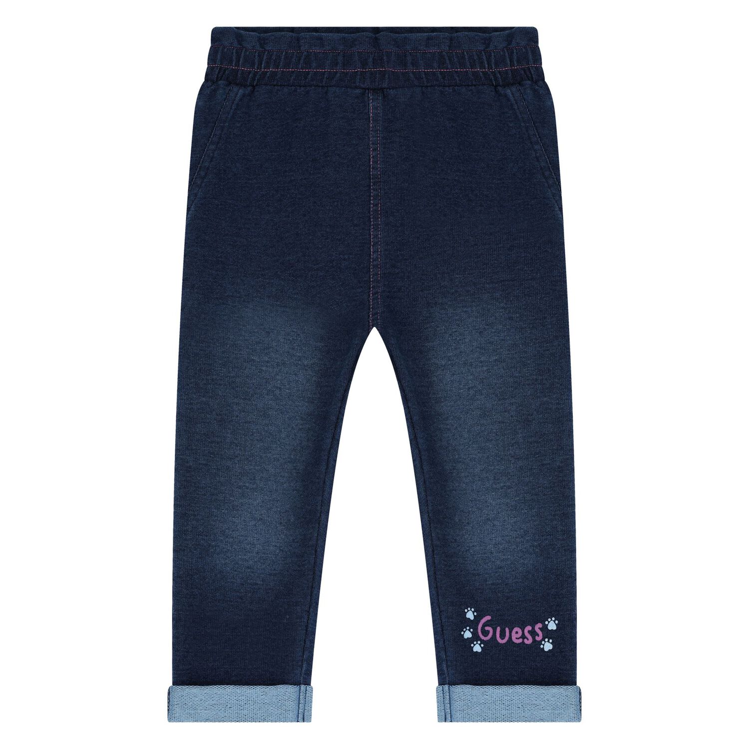 Younger Girls Pink & Blue Logo Trousers Set, 1, hi-res image number null