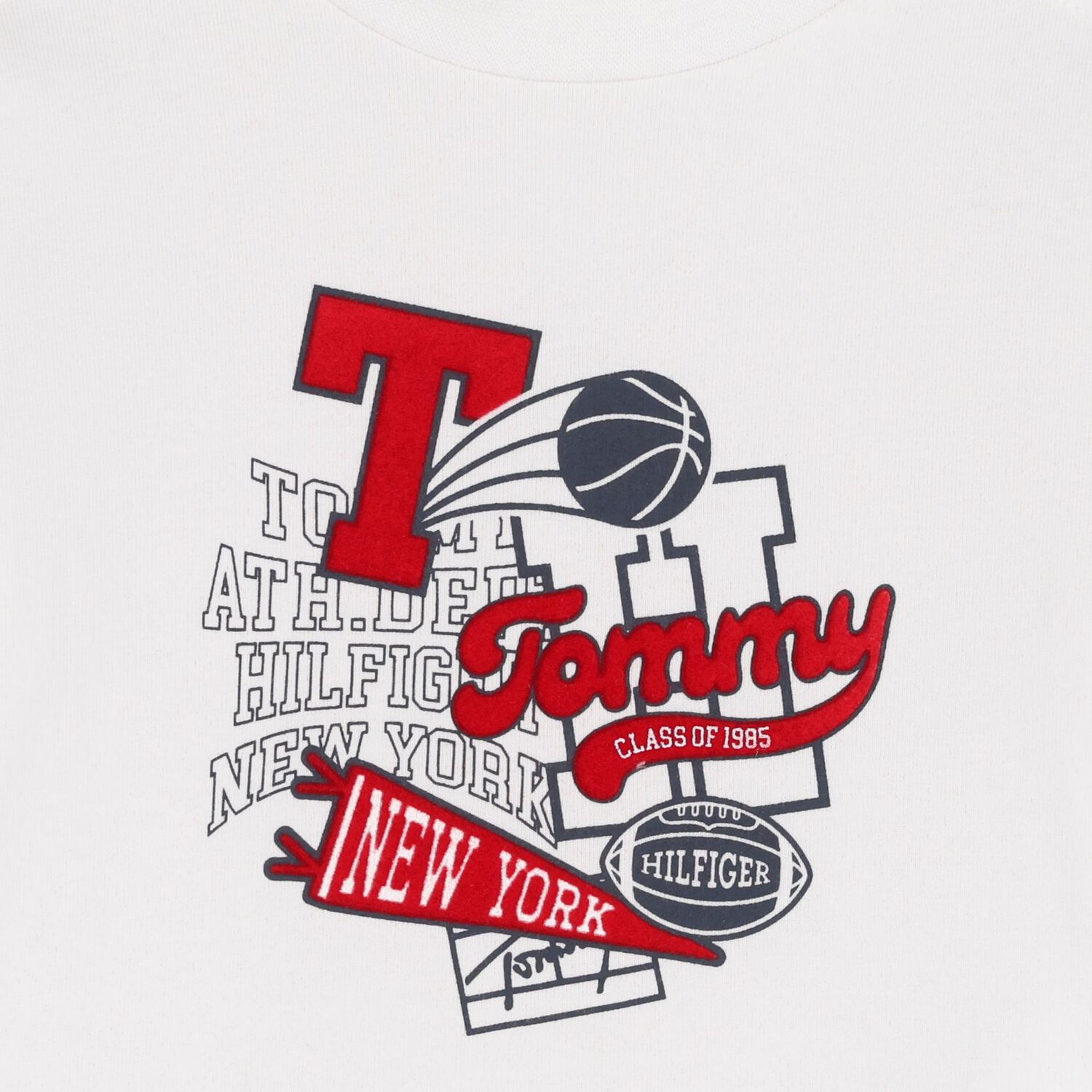 Baby Boys White Logo Long Sleeve Top, 1, hi-res