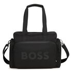 Mini Me Black Logo Baby Changing Bag ( 35cm ), 1, hi-res