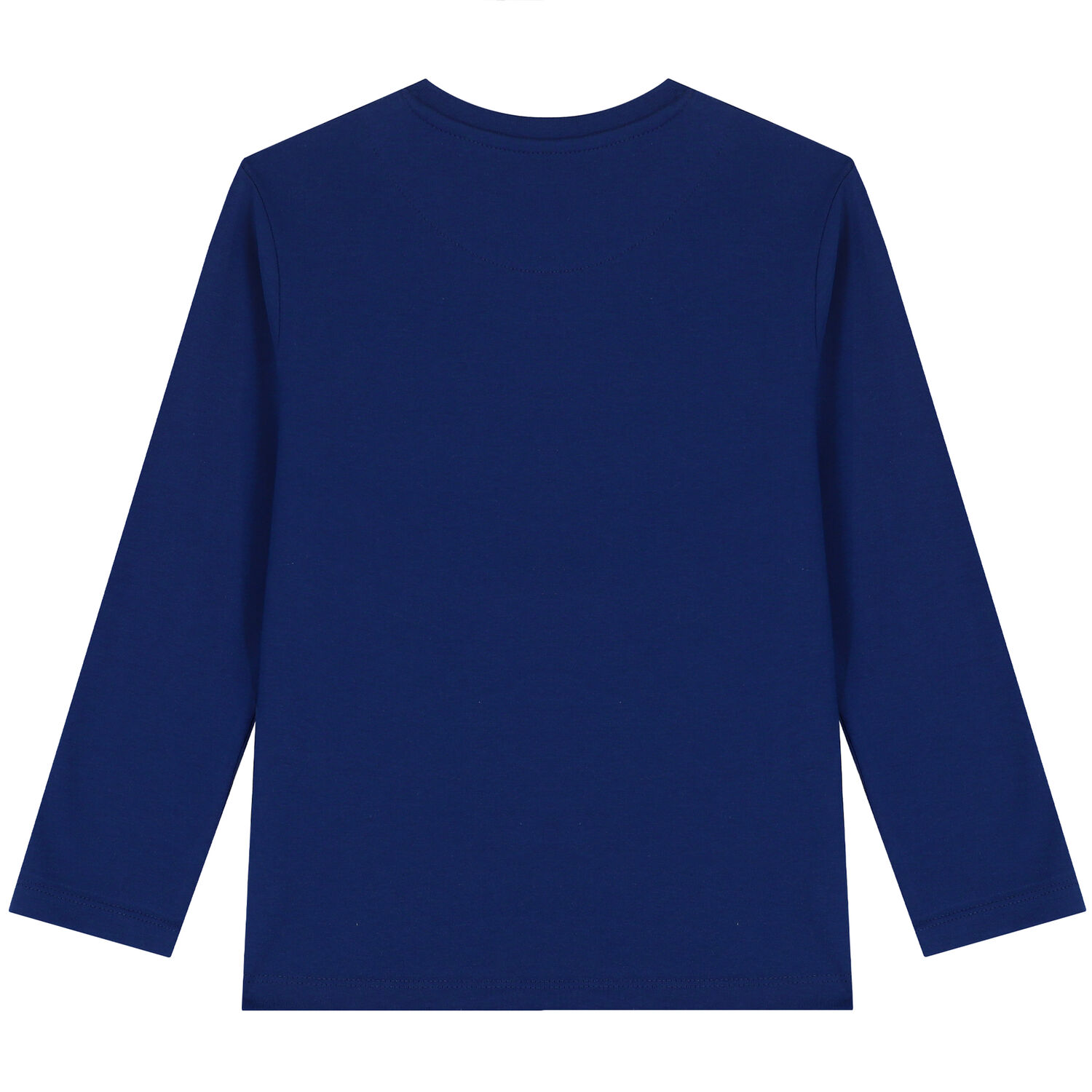 Boys Blue Logo Long Sleeve Top, 1, hi-res image number null