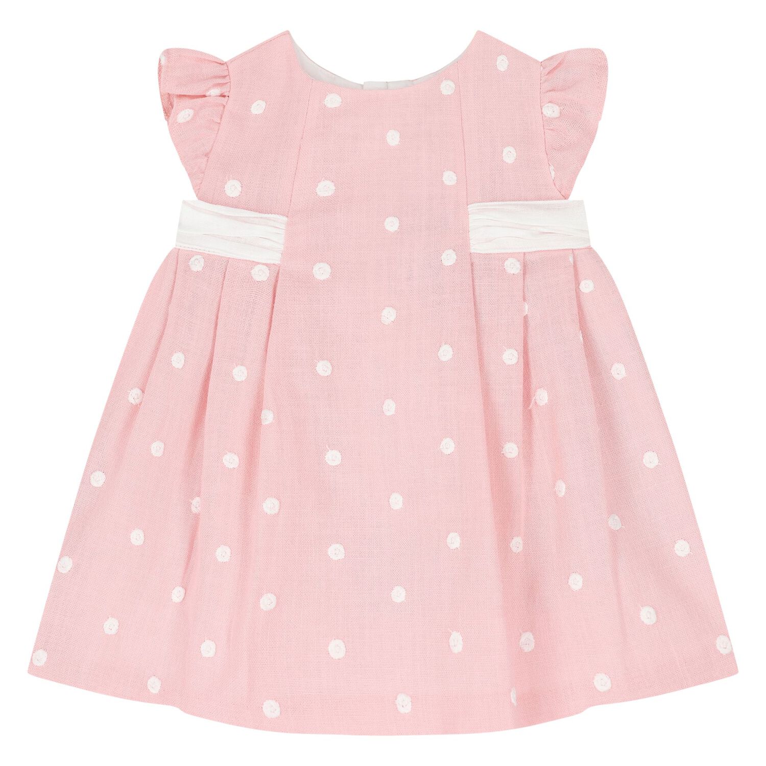 Baby Girls Pink & Ivory Dress Set, 1, hi-res