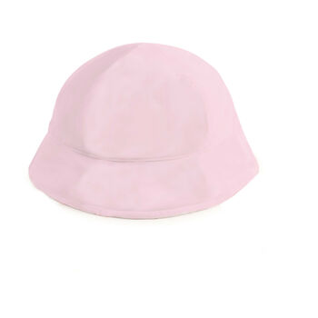 Baby Girls Pink Logo Reversible Hat