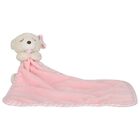Baby Girls Pink & Beige Teddy Bear Comforter, 1, hi-res
