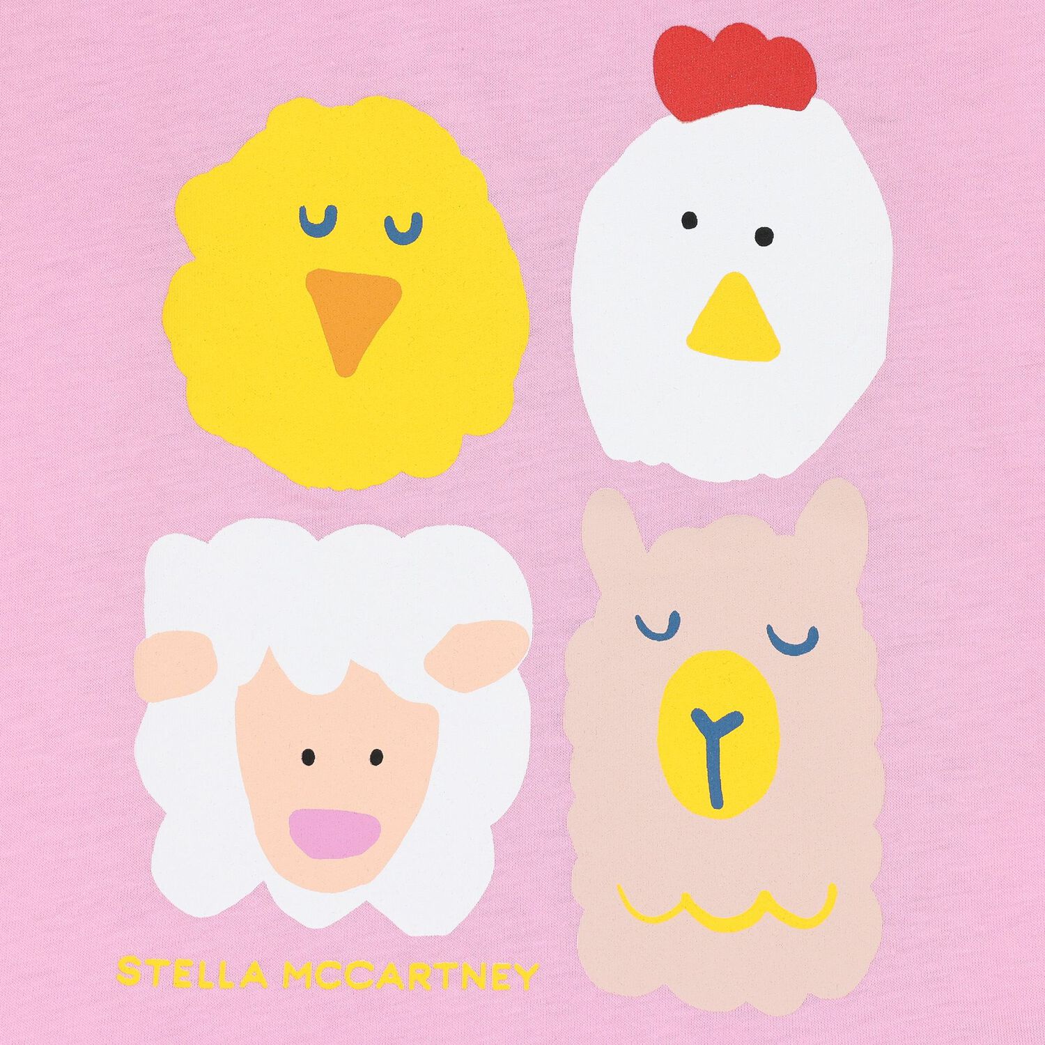 Younger Girls Pink Animals Long Sleeve Top, 1, hi-res image number null