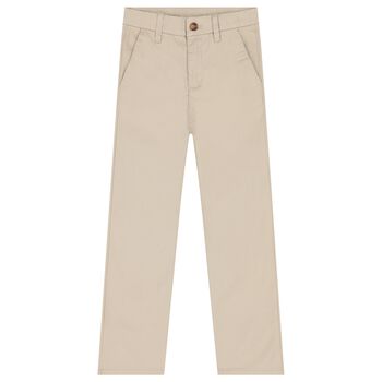 Boys Beige Trousers