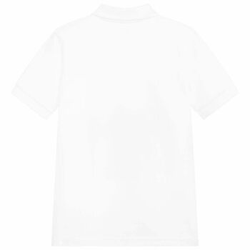 Boys White Polo Shirt