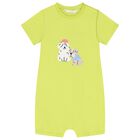 Baby Boys White & Green Rompers ( 3-Pack ), 1, hi-res