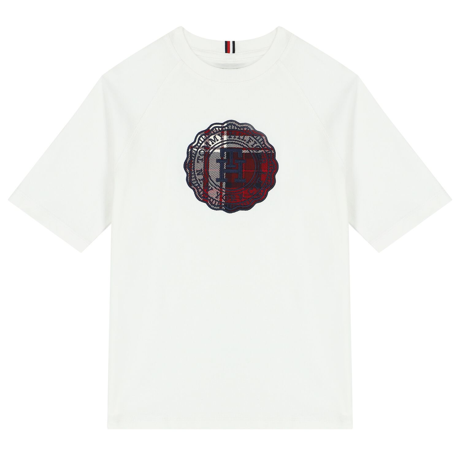 Boys White Logo T-Shirt, 1, hi-res