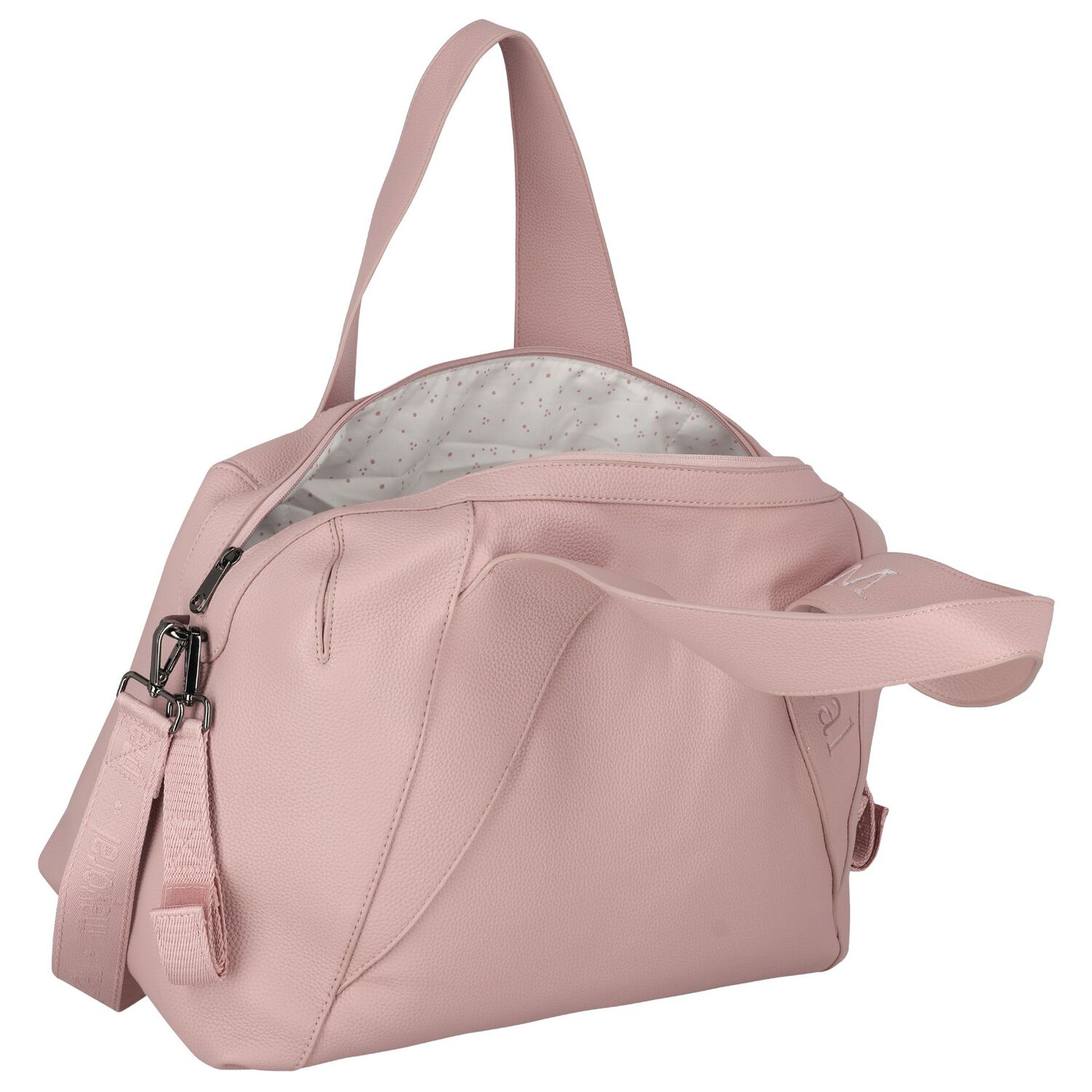 Baby Girls Pink Logo Changing Bag ( 44cm ), 1, hi-res