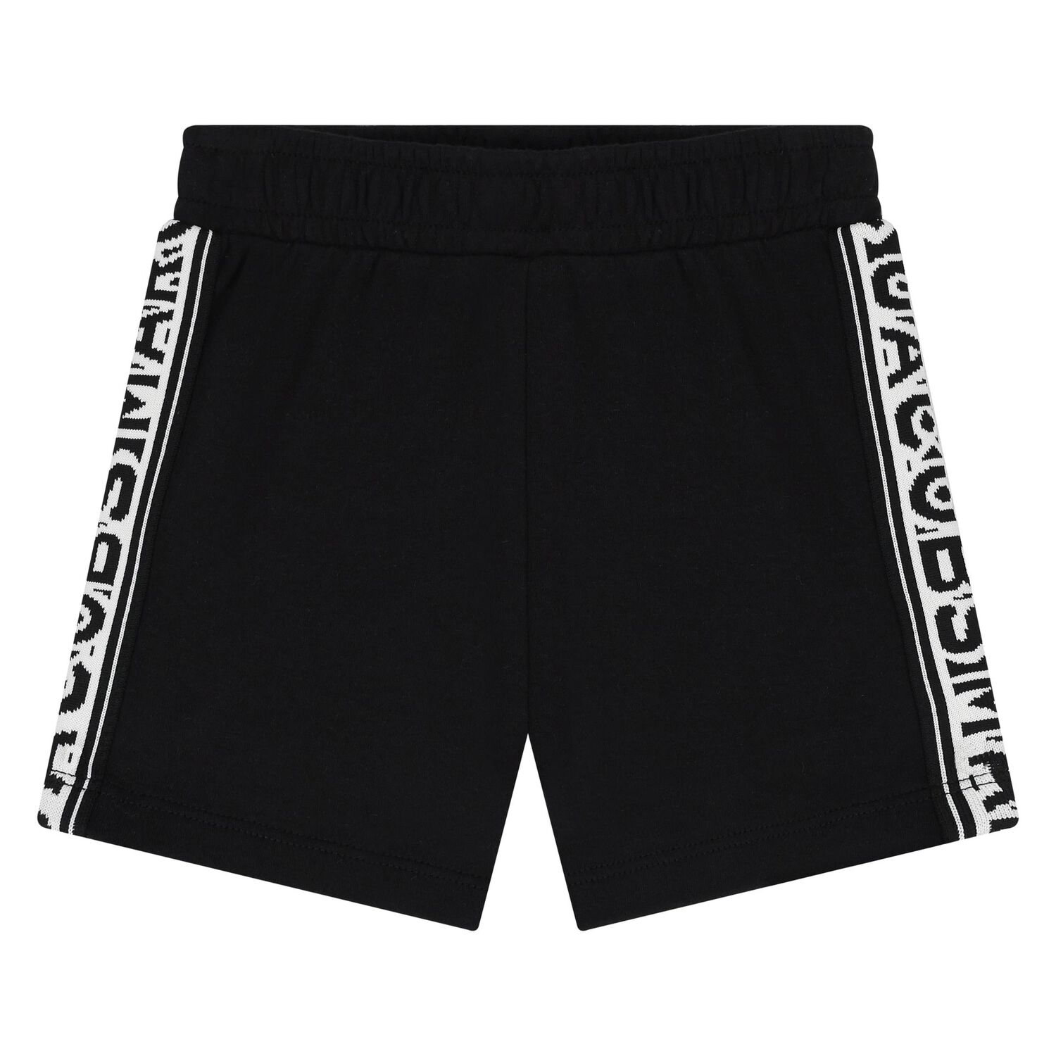Younger Boys Blue & Black Logo Shorts Set, 1, hi-res