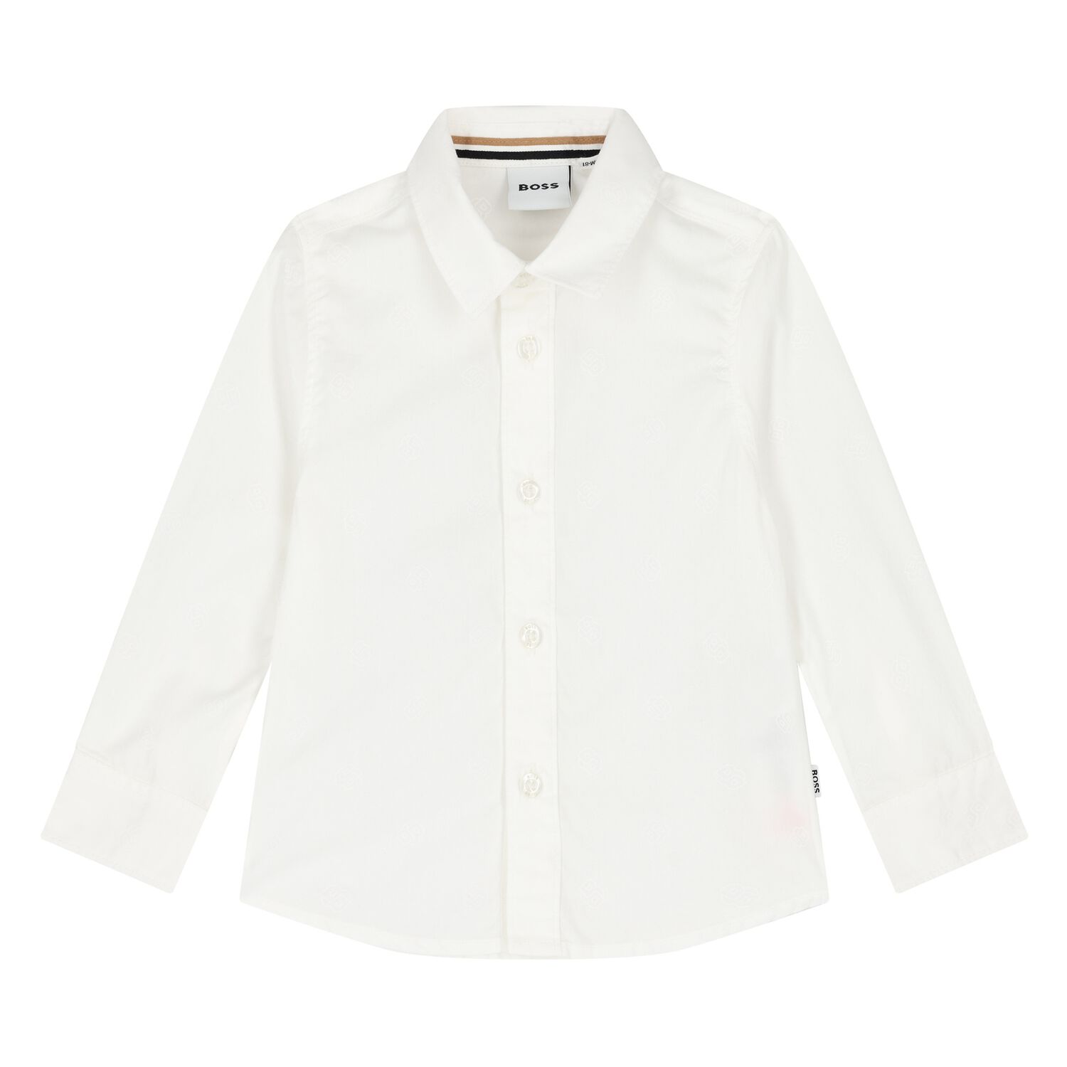 قميص أولاد بالشعار باللون  الأبيض , 1, hi-res image number null