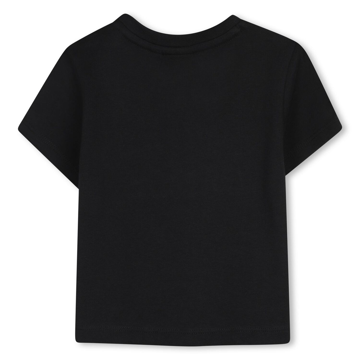 Younger Boys Black Logo T-Shirt, 5, hi-res