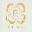 Girls Ivory & Pink Logo Pyjamas, 1, hi-res