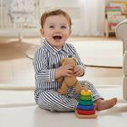 رومبير مخطط بطبعة   بولو بير  باللون الأبيض والأزرق للأولاد, 1, hi-res