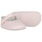 Baby Girls Pink Leather Pre Walker Shoes, 2, hi-res