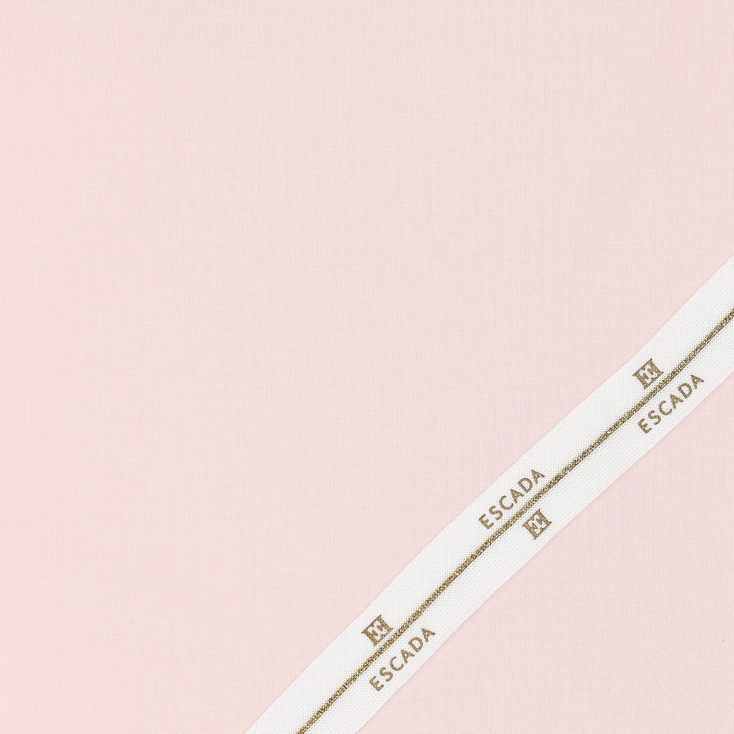 Baby Girls Pink & Gold Logo Blanket, 2, hi-res