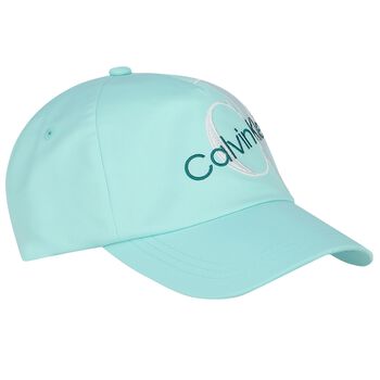 Boys Aqua Logo Cap