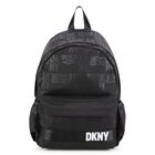 Black Logo Backpack, 1, hi-res