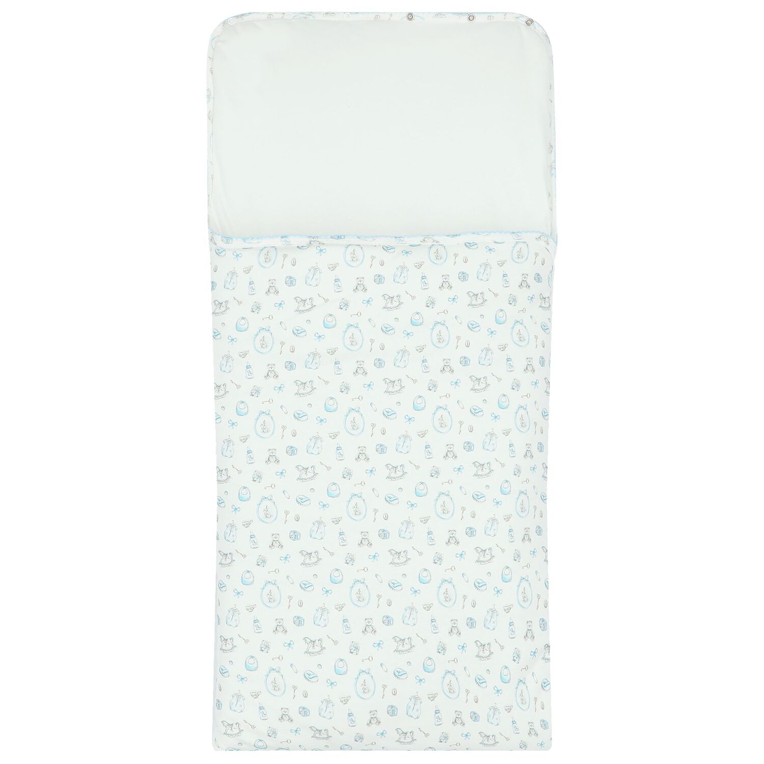 مدس أولاد باللون الأبيض والأزرق, 1, hi-res image number null