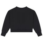 سويتشيرت بشعار تيدي باللون الأسود, 1, hi-res