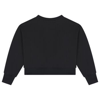 Black Teddy Bear Logo Sweatshirt