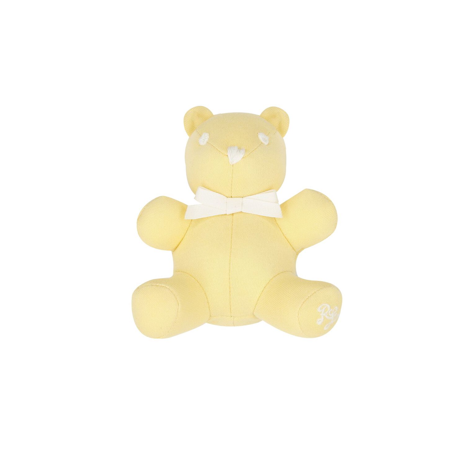 طقم هدايا اطفال بطبعة دب مرح باللون العاجي, 1, hi-res