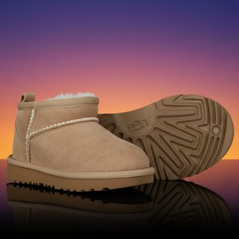 Younger Beige Classic Ultra Mini Suede Boots