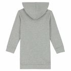 Girls Grey Logo Dress, 1, hi-res